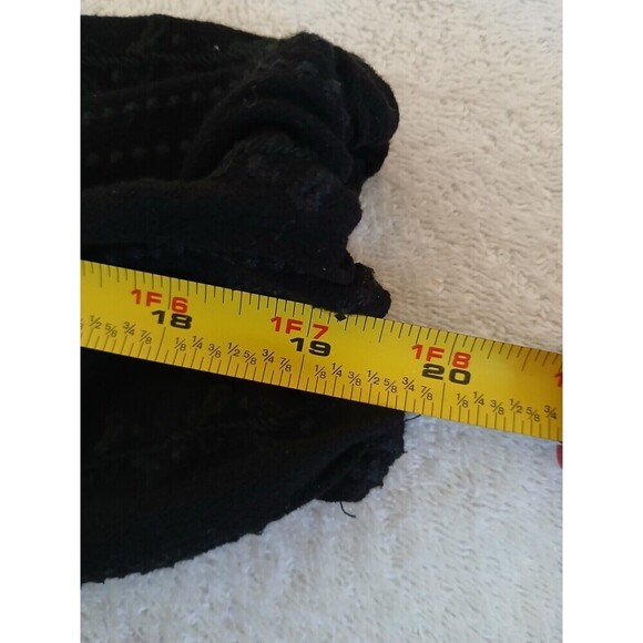 Women's Long Sleeve Tonal Embroidered Peasant Top - Knox Rose Black Size Small - Picture 14 of 16